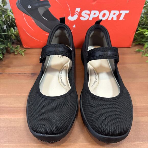 J Sport Women's Melody Mary Jane Black Shoes Size 9 - Picture 3 of 7